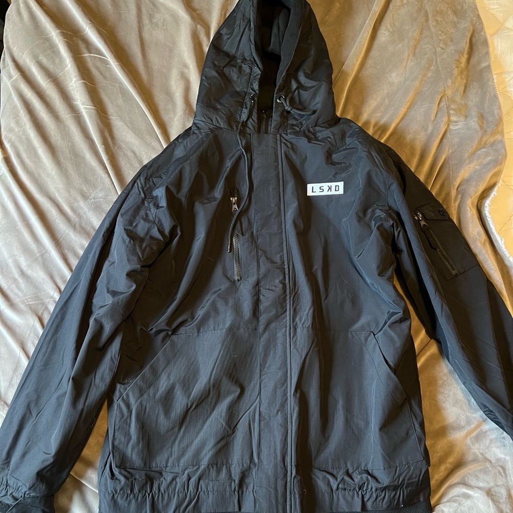 LSKD jacket. Black. Waterproof. Size unisex XS.